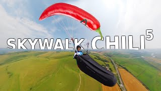 Skywalk CHILI5 paraglider review  HOT or NOT [upl. by Assilim]