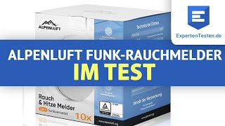 FunkRauchmelder Review ‎FSH10000 von ALPENLUFT im Test 2023 [upl. by Avad602]