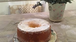 Chiffon Cake ricetta italiana ciambellone americano [upl. by Sholeen]