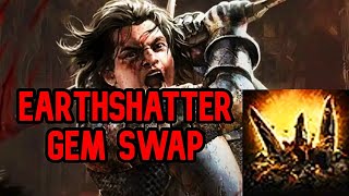 How to Swap to Earthshatter for Bossing  Ground Slam Slayer PoE 325 [upl. by Akived]