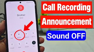 Call Recording Sound Off  Call Recording without Announcement  Ye Call Record Ki Ja Rahi Hai [upl. by Atinniuq940]