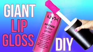 DIY Crafts How To Make A Giant NYX Lip Gloss  DIYs Storage Idea or Gift Box  Cool DIY Project [upl. by Varick830]