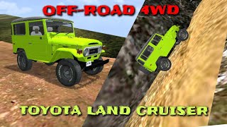 OFFROAD TOYOTA LAND CRUISER BERAKHIR KE JURANG [upl. by Qifahs163]