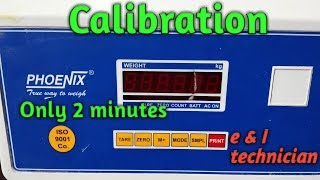 Weight machine Calibration  Phoenix Weight machine calibration  कांटा का कैलीब्रेसन कैसे करें [upl. by Laird513]