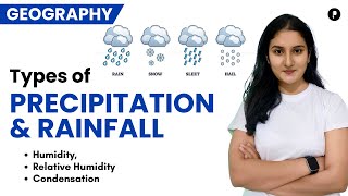 Types of Precipitation and Rainfall  World Geography By Parcham Classes [upl. by Nahtannoj]