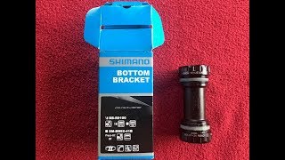 Shimano Dura Ace BBR9100 Bottom Bracket Unboxing [upl. by Hofstetter]