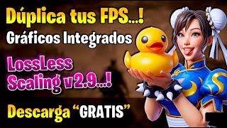 ✅ INSTALAR y CONFIGURAR  LOSSLESS SCALING v29 ✅ DUPLICA FPS en GRÁFICOS INTEGRADOS 🔴 GRATIS 🔴 [upl. by Ming586]