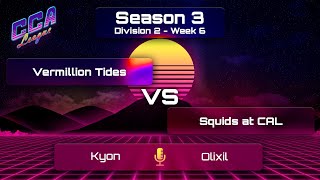 Div 2 Vermillion Tides vs Squids at Cal  CCA League S3 W6 [upl. by Cychosz]