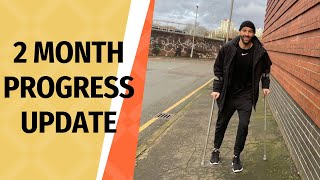 Internal Hemipelvectomy Surgery  Month 2 Update  Recovery Lessons Learnt and Walking Progress [upl. by Llednik]