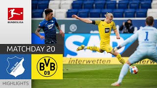 TSG Hoffenheim  Borussia Dortmund 23  Highlights  Matchday 20 – Bundesliga 202122 [upl. by Jojo806]