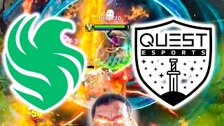 FALCONS vs QUEST  FIRST FALCON MATCH ▌ELITE LEAGUE DOTA 2024 [upl. by Wylma915]