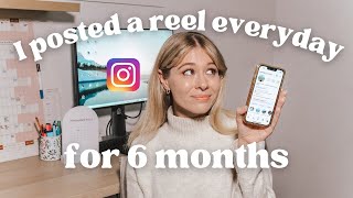 I Posted a Reel on Instagram Everyday for 6 Months heres what happened [upl. by Azral439]