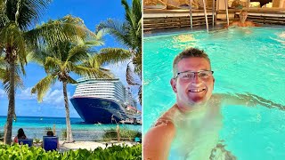 Carnival Mardi Gras Cruise Day 5  Grand Turk Beach amp Shopping Deck Party amp MORE [upl. by Sheffy]