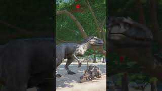 Indominus Rex VS Sauropelta  Jurassic World Evolutionไดโนเสาร์ [upl. by Cloris550]