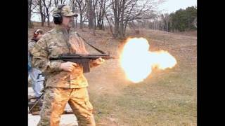 HK51 Filmed in slow motion a major flame thrower [upl. by Yojal808]