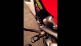 Jammed kick starter on a crf150r [upl. by Inig]