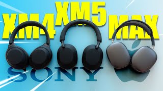 Sony WH1000XM5 Review VS Airpods MAX VS XM4  Its Not Even Close [upl. by Jaf]