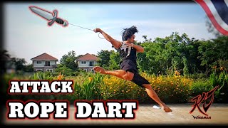 Rope dart fight training [upl. by Eilama]