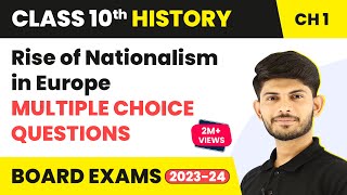 The Rise of Nationalism in Europe  Multiple Choice Questions  Class 10 History Chapter 1  202324 [upl. by Oniram234]