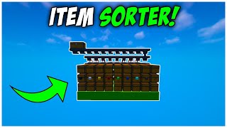 Easiest Automatic Item Sorter Tutorial  Minecraft Java 1206 [upl. by Disharoon890]