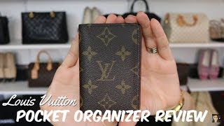 Louis Vuitton Pocket Organizer Review  Minks4All [upl. by Glanville]