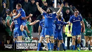 Guinness PRO14 Round 11 Highlights Leinster Rugby v Connacht Rugby [upl. by Esinrahc57]