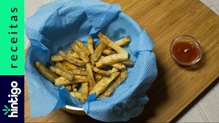 Receita Batatas fritas assadas [upl. by Leamse]