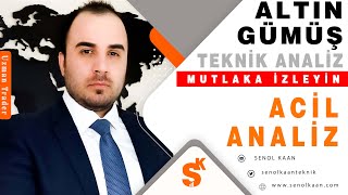 ALTIN VE GÜMÜŞ ANALİZİ ACİL ANALİZ [upl. by Drus]