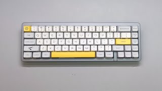 【听钱声】90 KBDFANS D65机械键盘套件开箱评测，组装调校。搭配碧玺蓝v25轴体打字声音表现。 [upl. by Aire651]