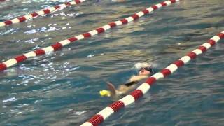 Exercices de natation  La position en dos [upl. by Fauver130]