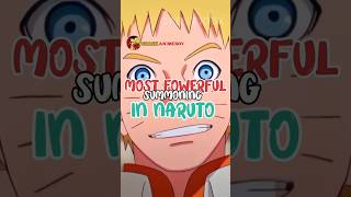 NARUTO  Most powerful summoning in Naruto🤔  naruto boruto jjk anime shorts [upl. by Grenville]