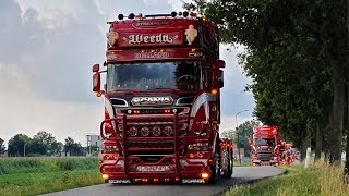 NOG HARDER Lopik 2019 the arrival of the trucks [upl. by Giark]