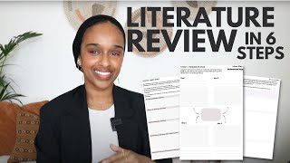 How to write a literature review FAST  EASY stepbystep guide [upl. by Spitzer]