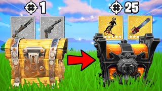 The CHEST UPGRADE Challenge in Fortnite [upl. by Benjamin]