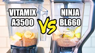 VITAMIX A3500 Ascent vs NINJA Professional BL660  SEE THE DIFFERENCE  Blender Wars [upl. by Aret]