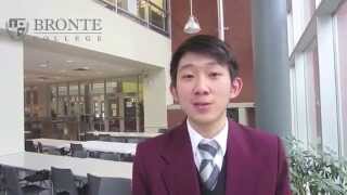 Bronte College Student from Indonesia shares his experience [upl. by Aleta]