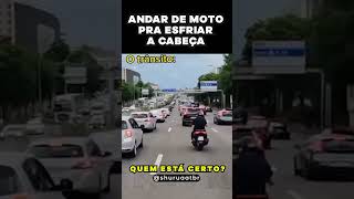 Andar de Moto pelo Corredor É Certo ou Errado no Brasil [upl. by Seta262]