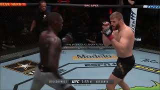 Jan Blachowicz vs Israel Adesanya best moments [upl. by Aicilihp951]