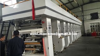 Metallized Film Printing Machine Gravure Printing Machine [upl. by Amadas83]