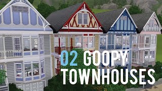 The Sims 3 Speed Build—Goopy Townhouses—Part Two [upl. by Norrehs]