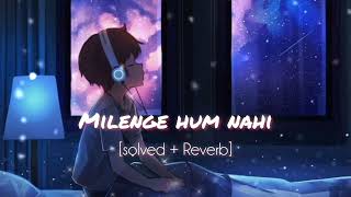 Milenge Hum Nahi Slowed  Reverb  Lofi Remix 🎵🎶  Ye jaan jaan kya laga rakha haisleepmusic [upl. by Annibo]