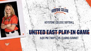 Softball vs Clarks Summit  United East PlayIn Game  May 1 2024  KC Giants Full Game [upl. by Four]