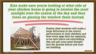 Poultry Shed Plans  How To Build Housing Sheds For Chickens [upl. by Arodaeht]