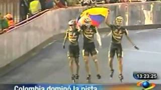 Colombia campeón en Mundial de Patinaje [upl. by Enelime]