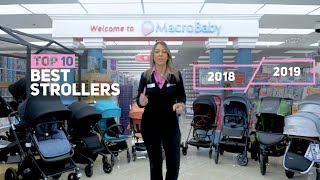 Top 10 Best Strollers 2018  2019  MacroBaby  UppaBaby Nuna SIlver Cross YoYo Cybex Bugaboo [upl. by Orola]