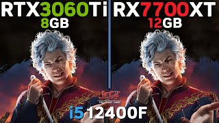 RTX 3060 Ti vs RX 7700 XT  i5 12400F  Tested in 17 games [upl. by Selij623]