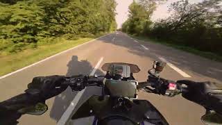 Yamaha MT09 SP 22 Summer ride  RAW Sound I 4K [upl. by Hardner]