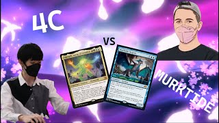 Matchup Showcase UR Murktide vs 4C Midrange MTG Modern [upl. by Saeger]