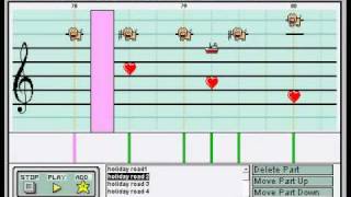 Holiday Road in Mario Paint Composer [upl. by Gable]