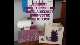 Tuto  Créer une boîte à déchets pour surjeteuse [upl. by Hiram]